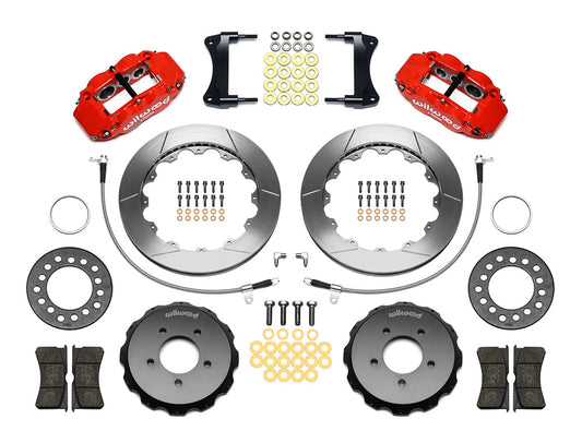 Front Big Brake Kit Superlite 6R 12.88" Red Slotted Rotor for NC Mazda MX5 Miata by Wilwood | 140-12907-R