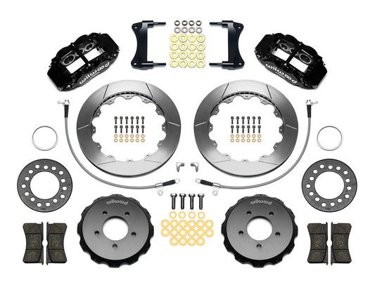 Front Big Brake Kit Superlite 6R 12.88" Black Slotted Rotor for NC Mazda MX5 Miata by Wilwood | 140-12907