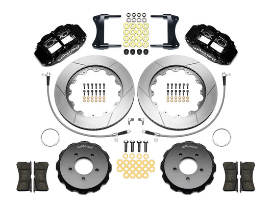 Front Big Brake Kit Superlite 6R 14.00" Black Slotted Rotor for NC Mazda MX5 Miata by Wilwood | 140-12911