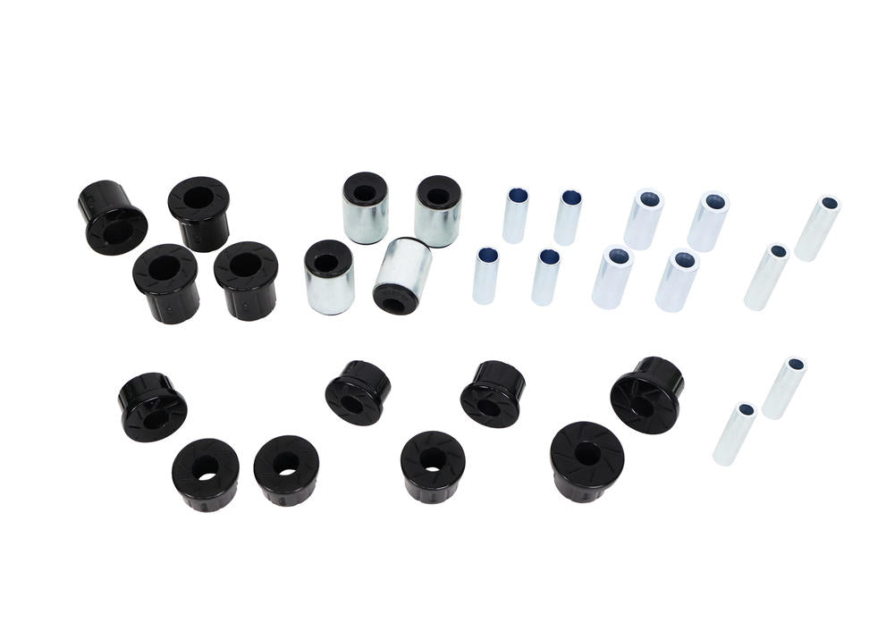 Front Upper & Lower Control Arm Polyurethane Bushing Kit for NA/NB Mazda MX5 Miata by Whiteline