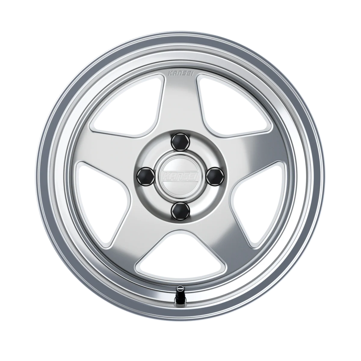 KNP 15" - Hyper Silver Machined Lip 4x100 by Kansei