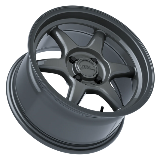 Tandem 15" - Gloss Gunmetal 4x100 by Kansei