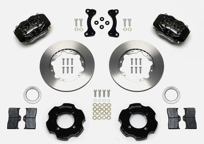 Front Big Brake Kit Dynalite 4 11.00" Black Rotor for NA/NB Mazda MX5 Miata by Wilwood | 140-11704