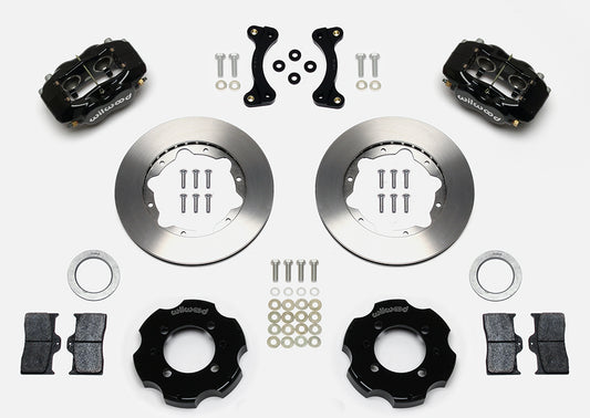 Front Big Brake Kit Dynalite 4 11.00" Black Rotor for NA/NB Mazda MX5 Miata by Wilwood | 140-11704