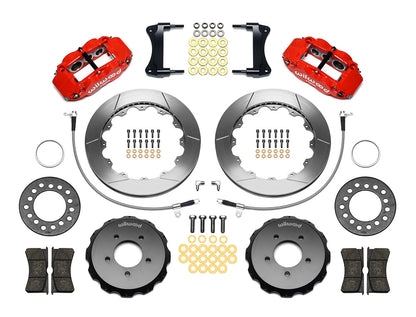 Front Big Brake Kit Superlite 6R 12.88" Red Slotted Rotor for NC Mazda MX5 Miata by Wilwood | 140-12907-R