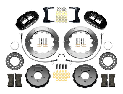 Front Big Brake Kit Superlite 6R 12.88" Black Slotted Rotor for NC Mazda MX5 Miata by Wilwood | 140-12907