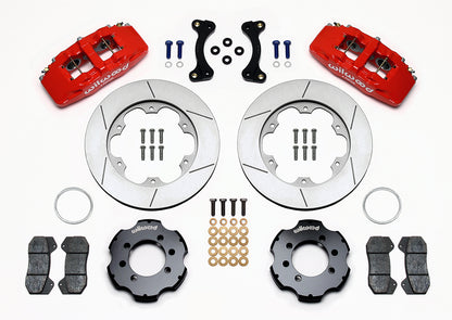 Front Big Brake Kit Dynapro 6 11.00" Red Slotted Rotor for NA/NB Mazda MX5 Miata by Wilwood | 140-13380-R