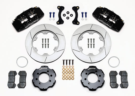 Front Big Brake Kit Dynapro 6 11.00" Black Slotted Rotor for NA/NB Mazda MX5 Miata by Wilwood | 140-13380