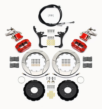 Rear Big Brake Kit Dynapro 4 12.88" Red Rotor for NC Mazda MX5 Miata by Wilwood | 140-15034-R