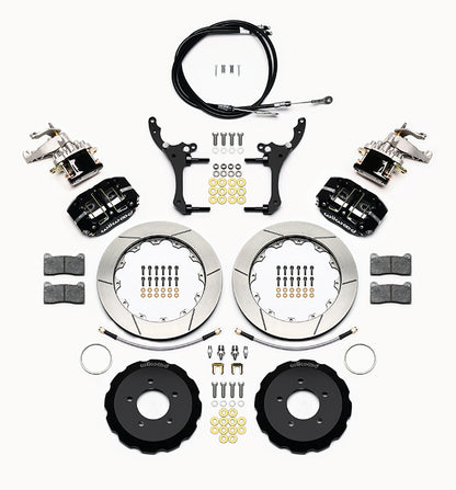 Rear Big Brake Kit Dynapro 4 12.88" Black Rotor for NC Mazda MX5 Miata by Wilwood | 140-15034