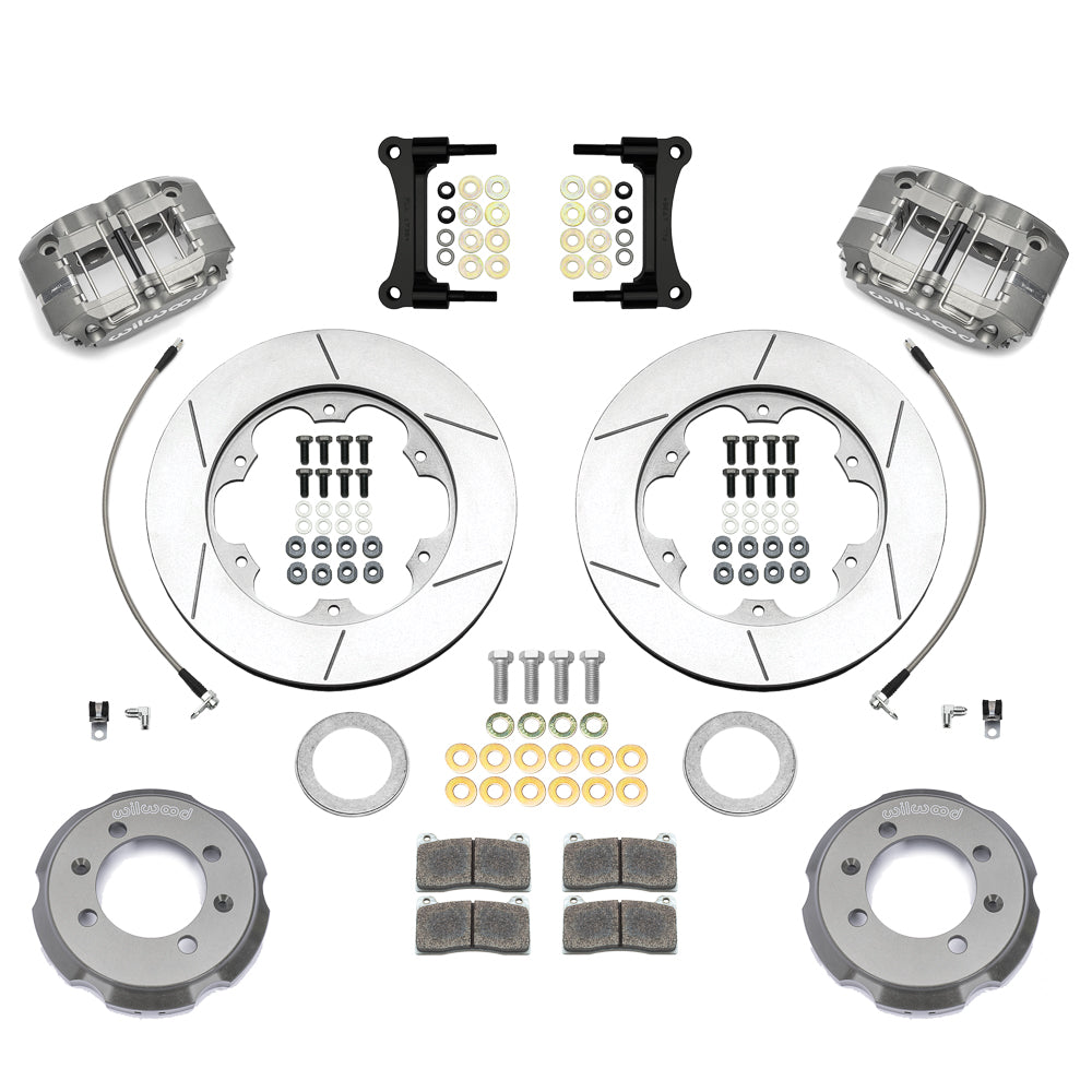 Front Big Brake Kit Narrow Dynapro 11" Anodized Slotted Rotor for ND Mazda MX5 Miata by Wilwood | 140-17362