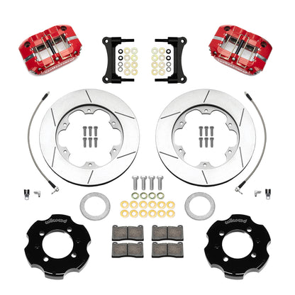 Front Big Brake Kit Narrow Dynapro 11" Red Slotted Rotor for ND Mazda MX5 Miata by Wilwood | 140-17363-R