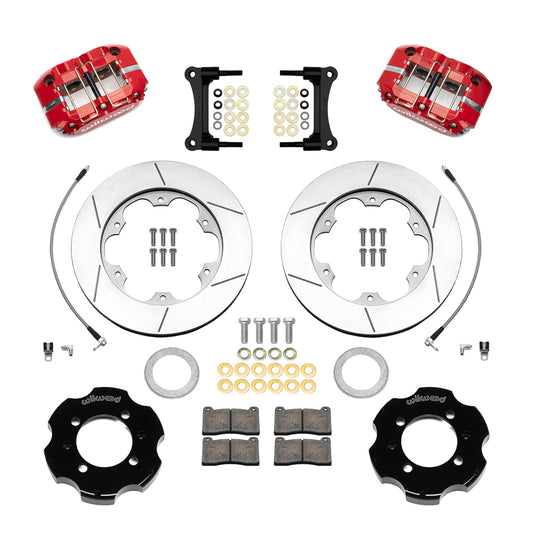 Front Big Brake Kit Narrow Dynapro 11" Red Slotted Rotor for ND Mazda MX5 Miata by Wilwood | 140-17363-R
