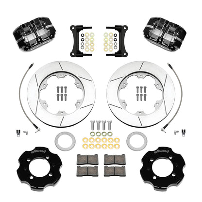 Front Big Brake Kit Narrow Dynapro 11" Black Slotted Rotor for ND Mazda MX5 Miata by Wilwood | 140-17363