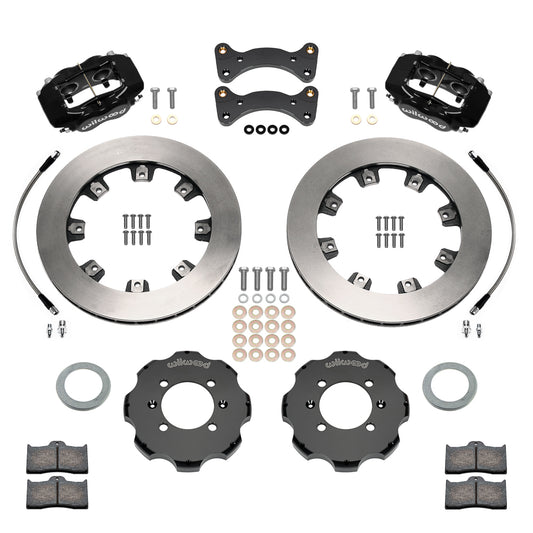 Front Big Brake Kit Dynalite 4 11.75" Black Rotor for NA/NB Mazda MX5 Miata by Wilwood | 140-17935