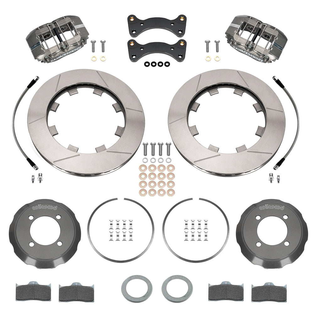 Front Big Brake Kit Dynalite 11.75" Anodized Slotted Rotor for NA/NB Mazda MX5 Miata by Wilwood | 140-17936