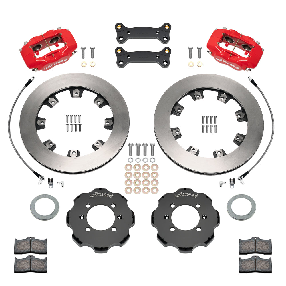 Front Big Brake Kit Dynalite 11.75" Red Rotor for ND Mazda MX5 Miata by Wilwood | 140-17937-R