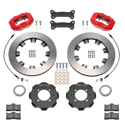 Front Big Brake Kit Dynalite 11.75" Red Rotor for ND Mazda MX5 Miata by Wilwood | 140-17937-R
