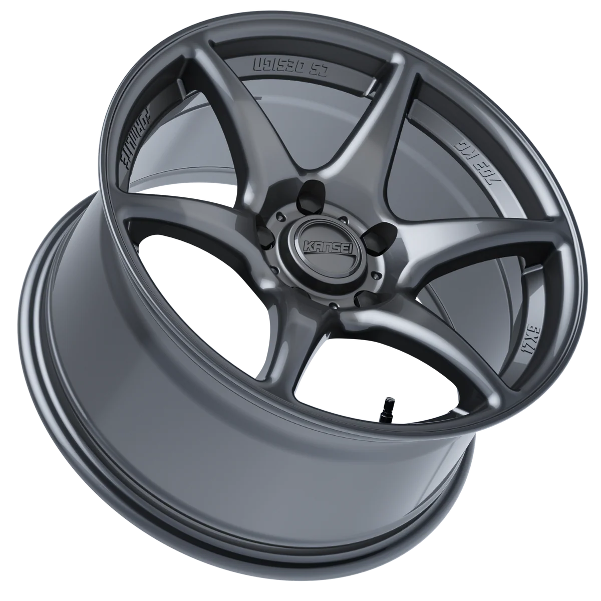 Tandem - Gloss Gunmetal 5x114.3 by Kansei