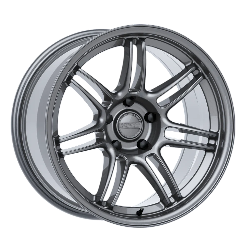 Seven - Gloss Gunmetal 5x114.3 by Kansei