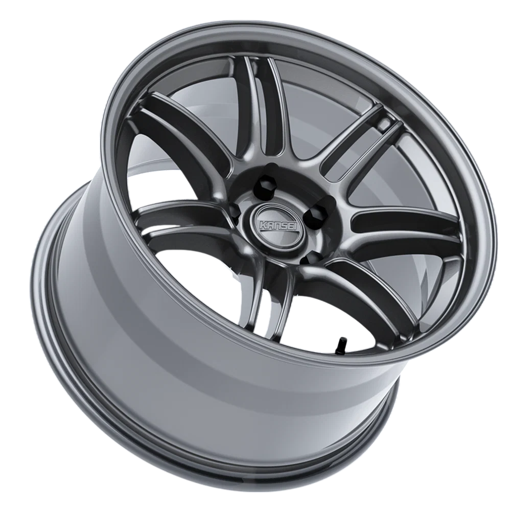 Seven - Gloss Gunmetal 5x114.3 by Kansei