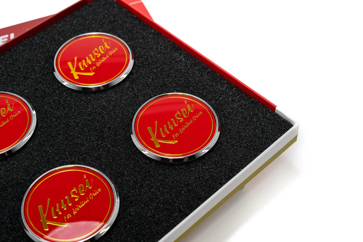 Special Edition Gold Gel Center Cap Set by Kansei [4 PC]