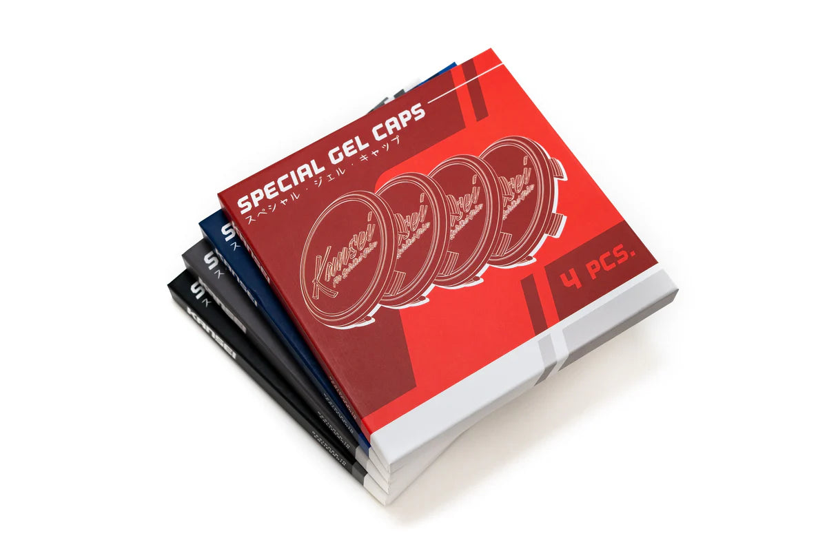 Special Edition Gold Gel Center Cap Set by Kansei [4 PC]