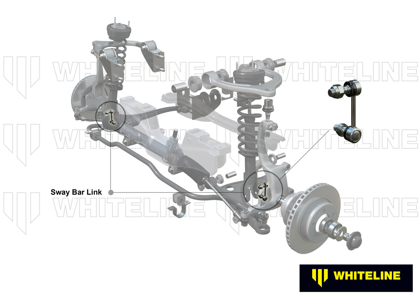 Front Sway Bar End Link Kit for ND Mazda MX5 Miata by Whiteline