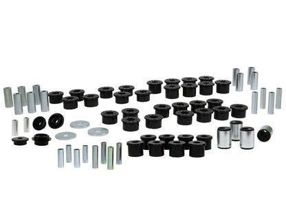 Front & Rear Vehicle Essential Polyurethane Bushing Kit for NA/NB Mazda MX5 Miata by Whiteline