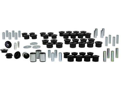 Front & Rear Vehicle Essential Polyurethane Bushing Kit for NA/NB Mazda MX5 Miata by Whiteline