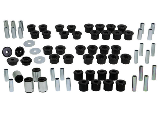 Front & Rear Vehicle Essential Polyurethane Bushing Kit for NA/NB Mazda MX5 Miata by Whiteline