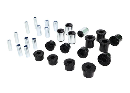 Front Upper & Lower Control Arm Polyurethane Bushing Kit for NA/NB Mazda MX5 Miata by Whiteline