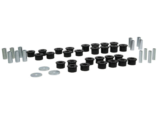 Rear Upper & Lower Control Arm Polyurethane Bushing Kit for NA/NB Mazda MX5 Miata by Whiteline