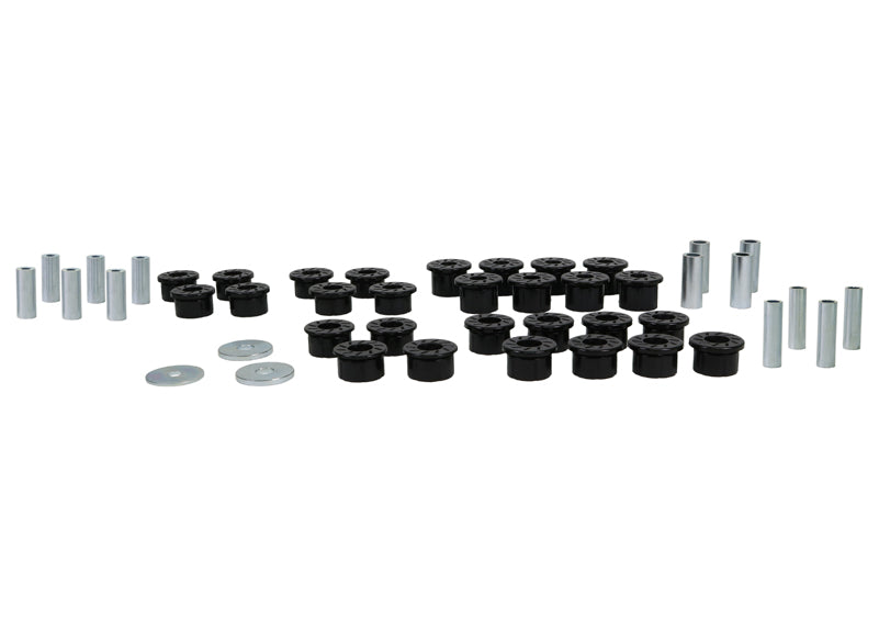 Rear Upper & Lower Control Arm Polyurethane Bushing Kit for NA/NB Mazda MX5 Miata by Whiteline