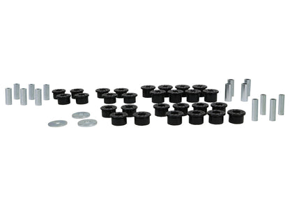 Rear Upper & Lower Control Arm Polyurethane Bushing Kit for NA/NB Mazda MX5 Miata by Whiteline