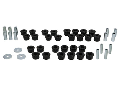 Rear Upper & Lower Control Arm Polyurethane Bushing Kit for NA/NB Mazda MX5 Miata by Whiteline