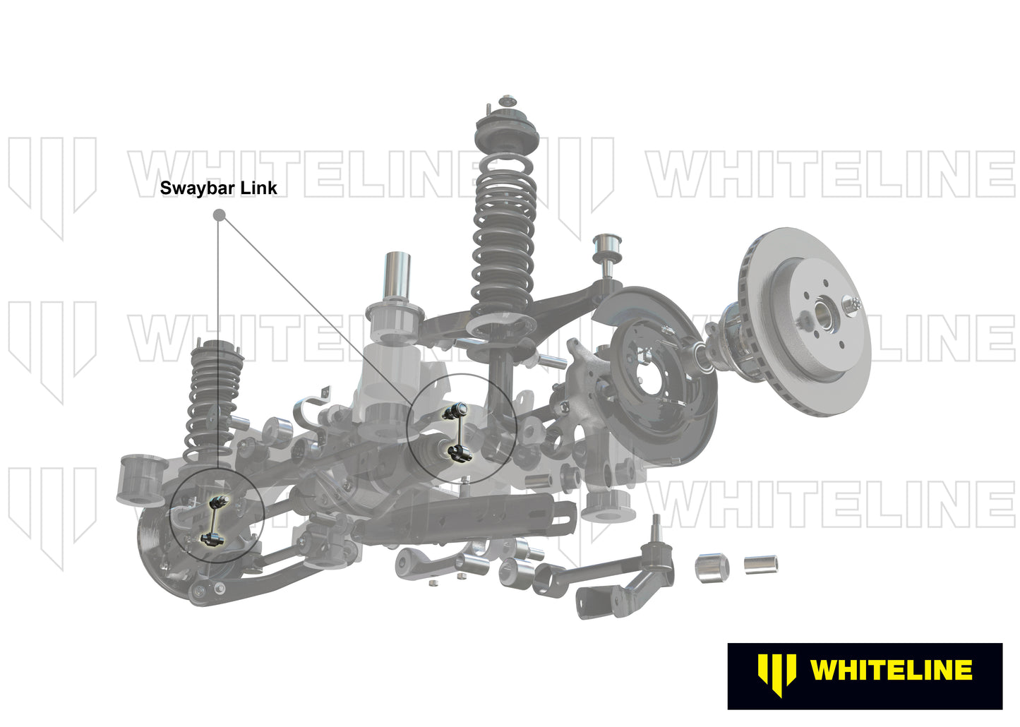 Adjustable Front & Rear Sway Bar End Link Kit for NA Mazda MX5 Miata by Whiteline