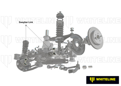 Adjustable Front & Rear Sway Bar End Link Kit for NA Mazda MX5 Miata by Whiteline
