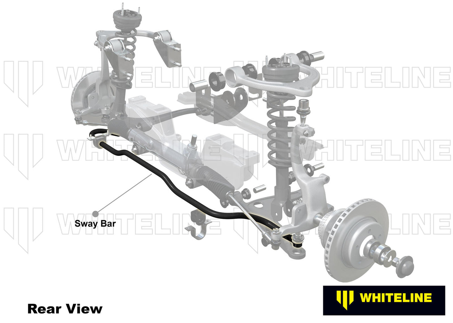Front Sway Bar 24mm 2 Point Adjustable Kit for NA Mazda MX5 Miata by Whiteline