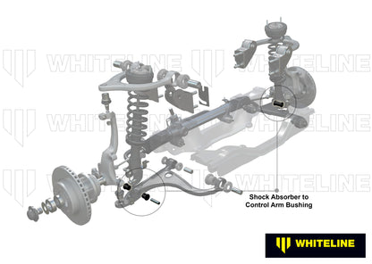 Front Shock To Control Arm Polyurethane Bushing Kit for NC Mazda MX5 Miata by Whiteline
