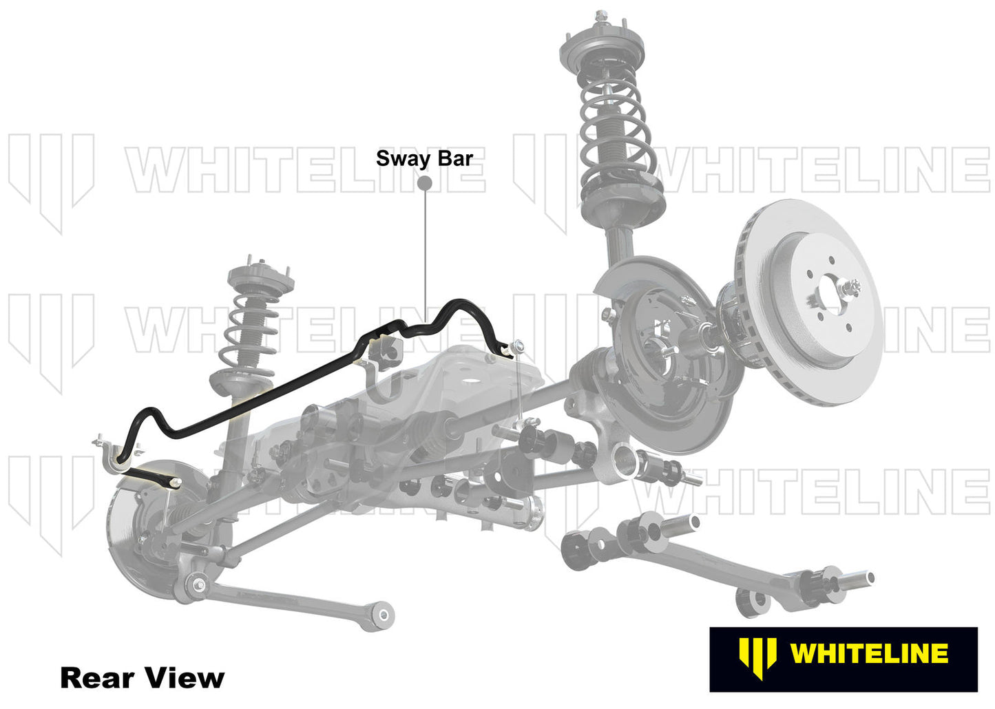 Rear Sway Bar 16mm 3 Point Adjustable Kit for NC Mazda MX5 Miata by Whiteline
