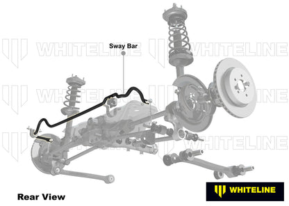 Rear Sway Bar 16mm 3 Point Adjustable Kit for NC Mazda MX5 Miata by Whiteline
