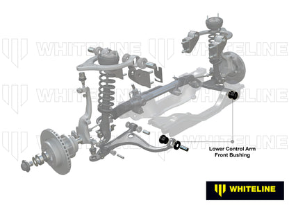 Front Inner Lower Control Arm Polyurethane Bushing Kit for NC Mazda MX5 Miata by Whiteline