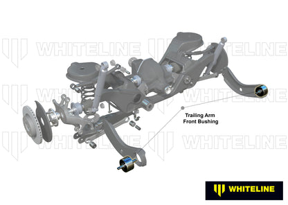 Rear Lower Trailing Arm Polyurethane Bushing Kit for NC Mazda MX5 Miata by Whiteline