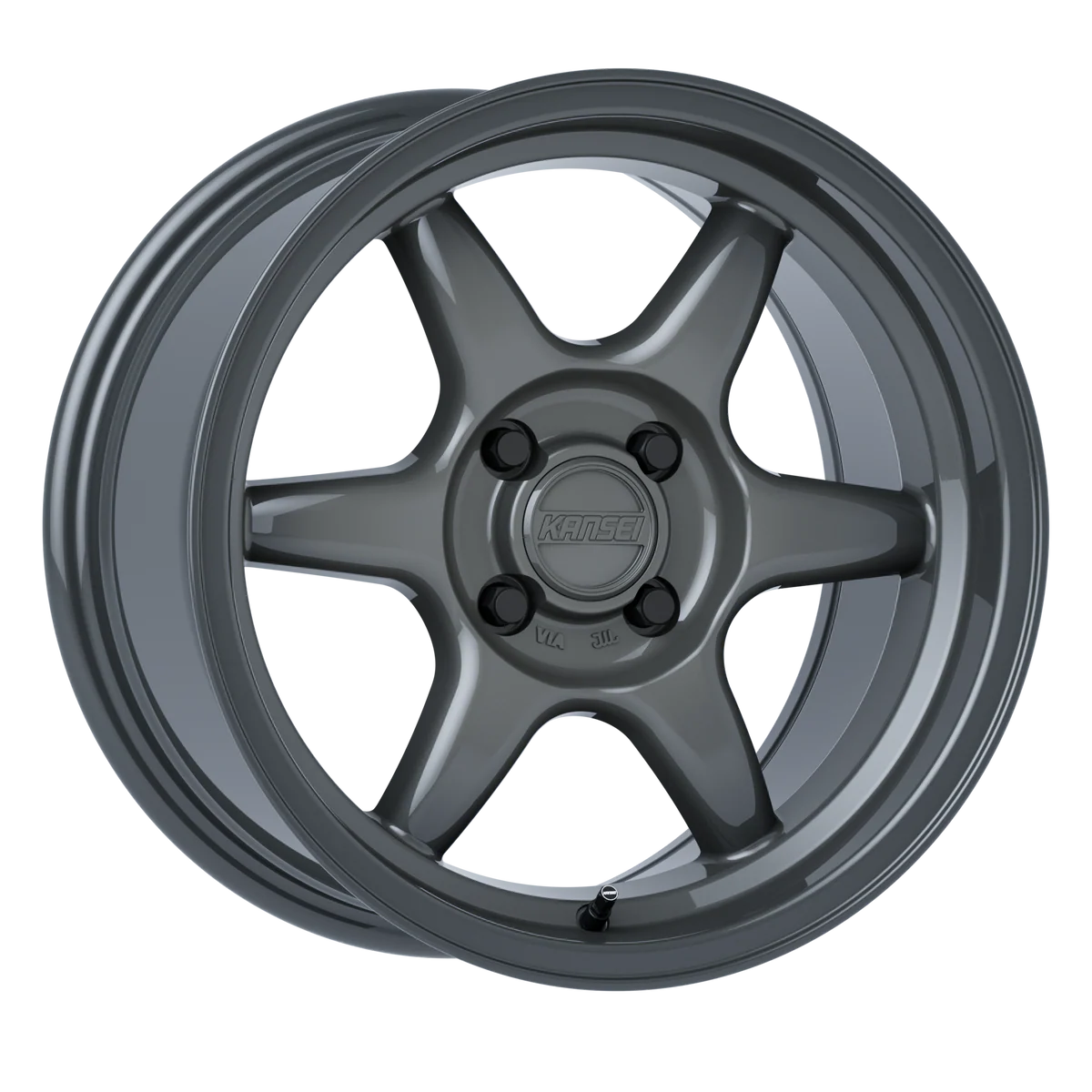 Tandem 15" - Gloss Gunmetal 4x100 by Kansei