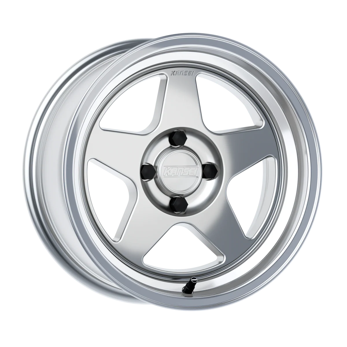 KNP 15" - Hyper Silver Machined Lip 4x100 by Kansei