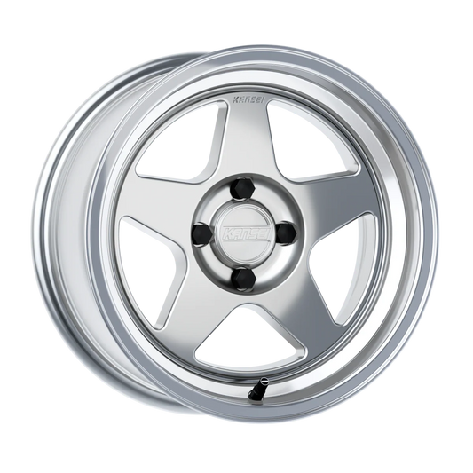 KNP 15" - Hyper Silver Machined Lip 4x100 by Kansei