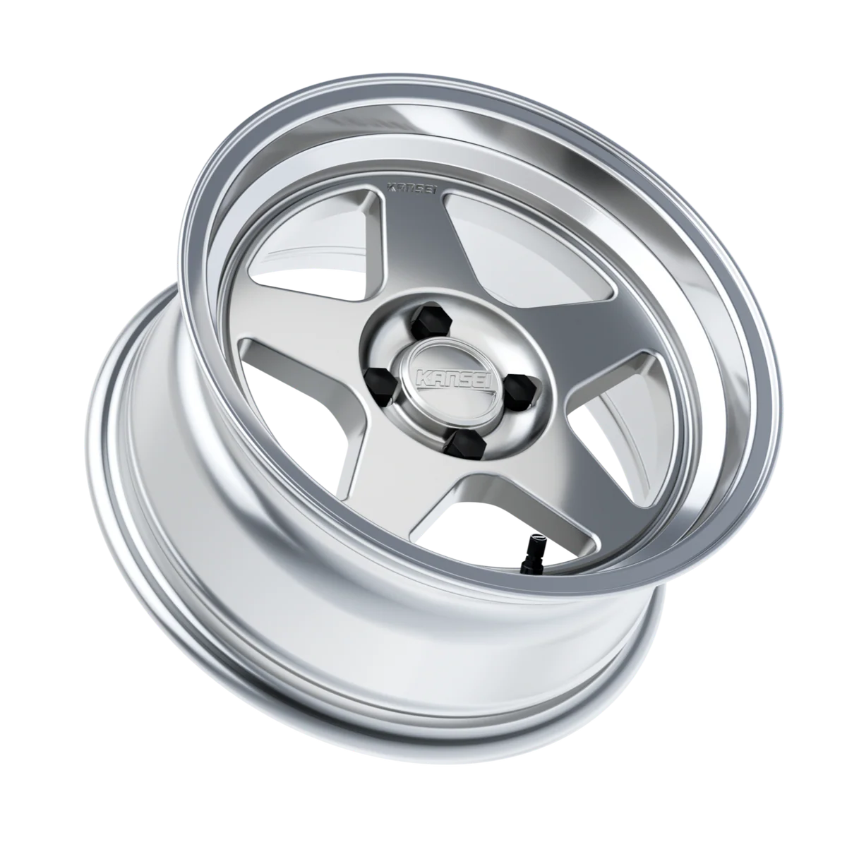 KNP 15" - Hyper Silver Machined Lip 4x100 by Kansei