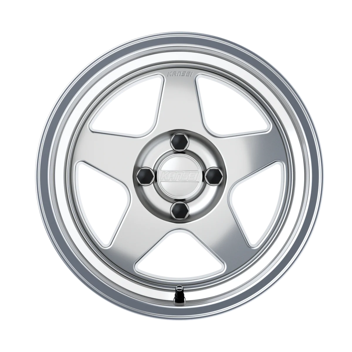 KNP 15" - Hyper Silver Machined Lip 4x100 by Kansei