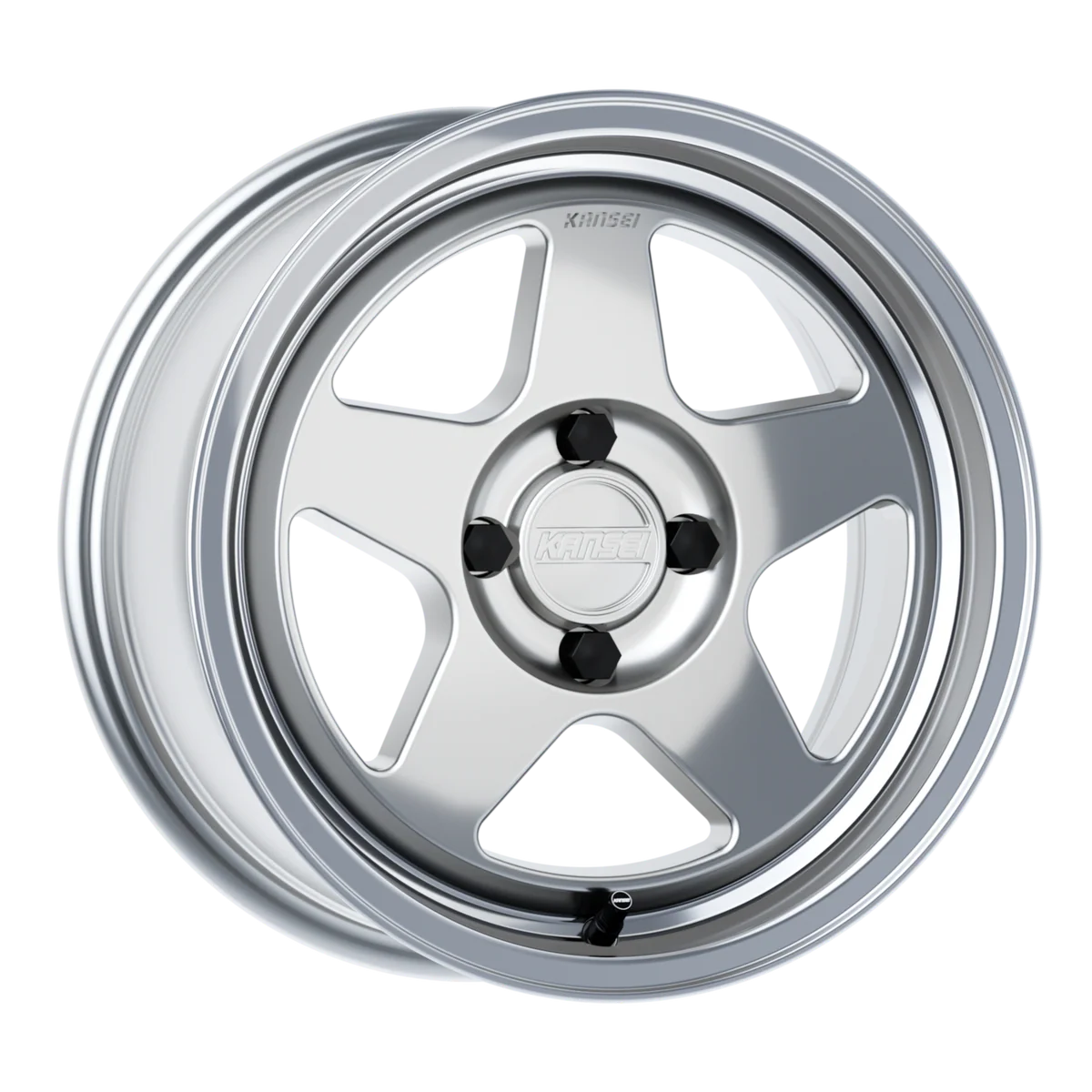 KNP 15" - Hyper Silver Machined Lip 4x100 by Kansei